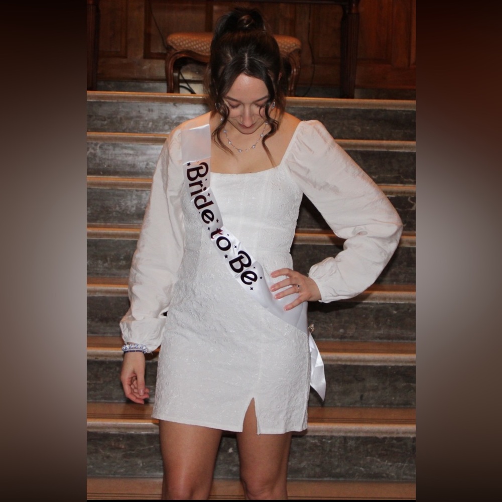 Francesca's White Mini Dress